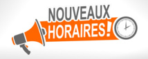 HORAIRES D'OUVERTURE DE LA MAIRIE