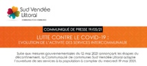 L’évolution de l’activité des services intercommunaux.