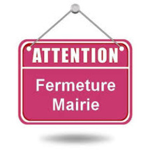MAIRIE FERMEE MARDI 19 OCTOBRE