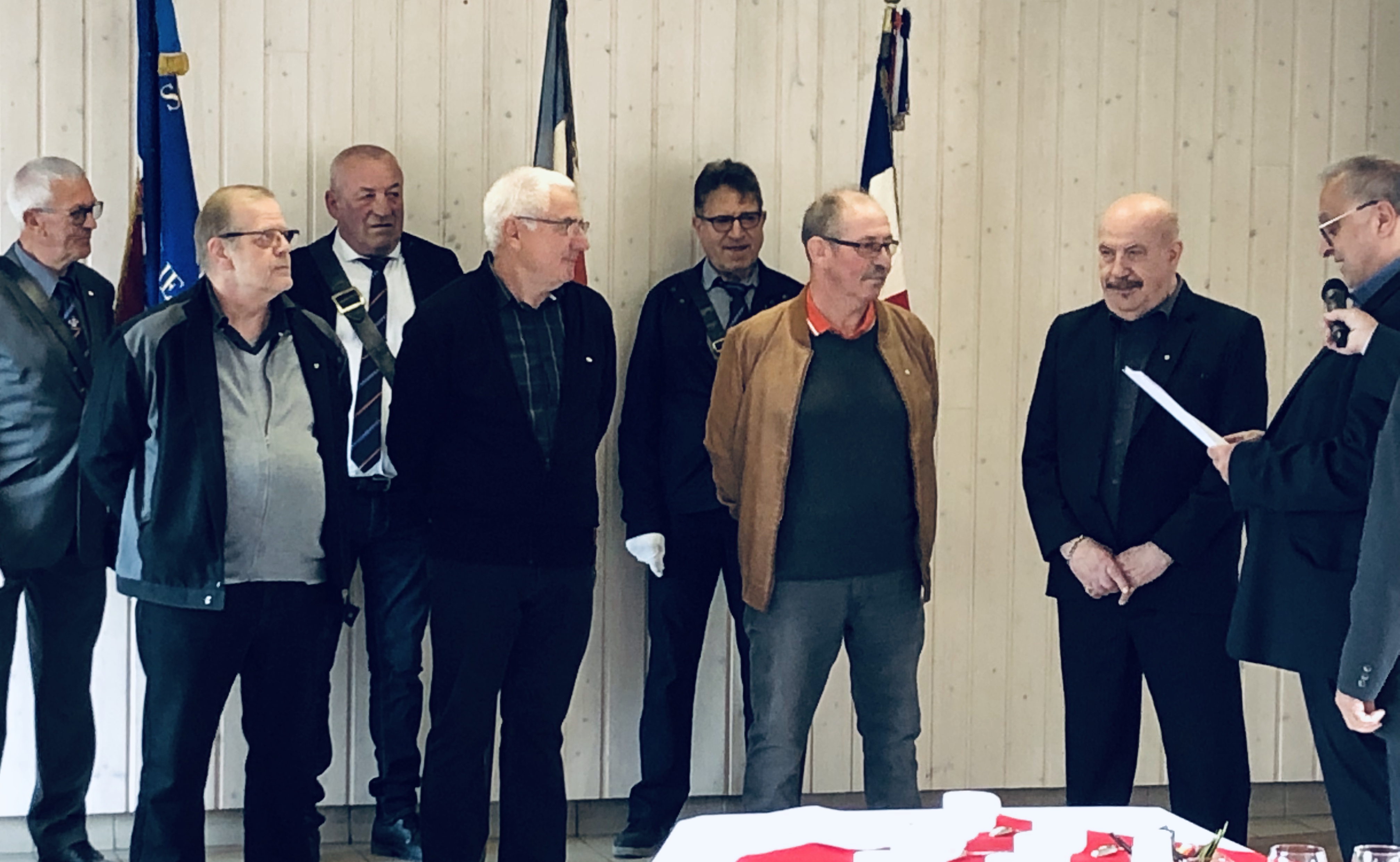 Les récipiendaires.