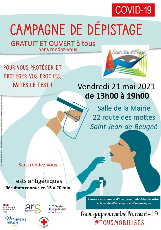 CAMPAGNE DE DEPISTAGE COVID 19
