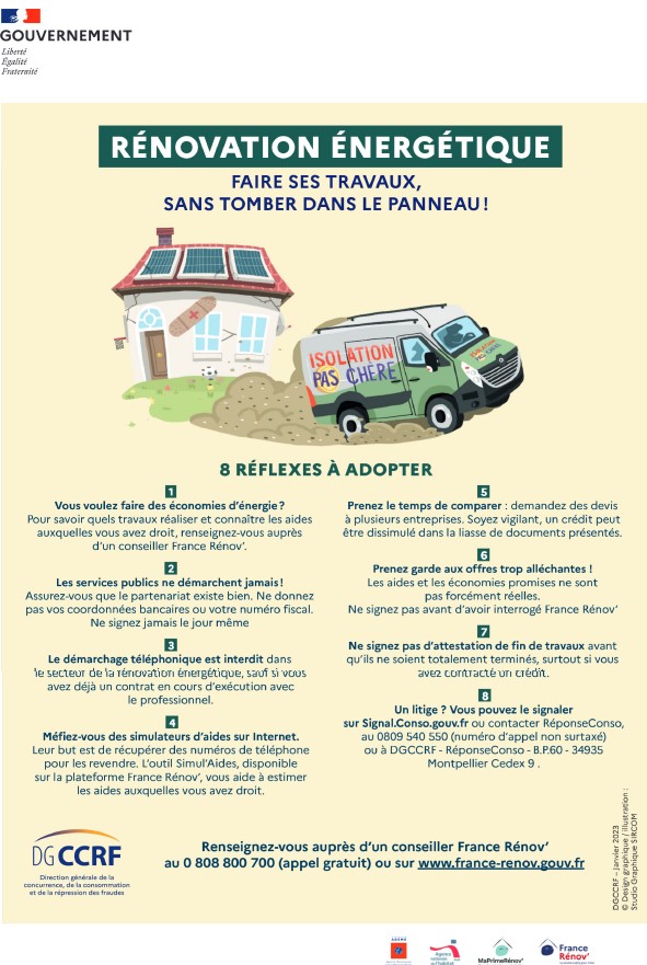 Quelques infos en cas de démarchage ...SOYONS PRUDENTS !