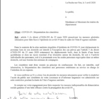 Cimetière fermé dans le cadre de la crise sanitaire de COVID 19