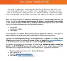 Nouvelles modalités pour la dechetterie