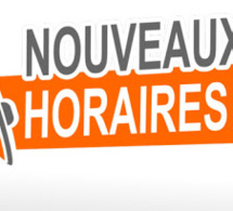HORAIRES D'OUVERTURE DE LA MAIRIE