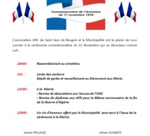 CEREMONIE DU 11 NOVEMBRE