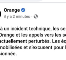 Mercredi 15 mars 2023 - PANNE SUR LE RESEAU ORANGE